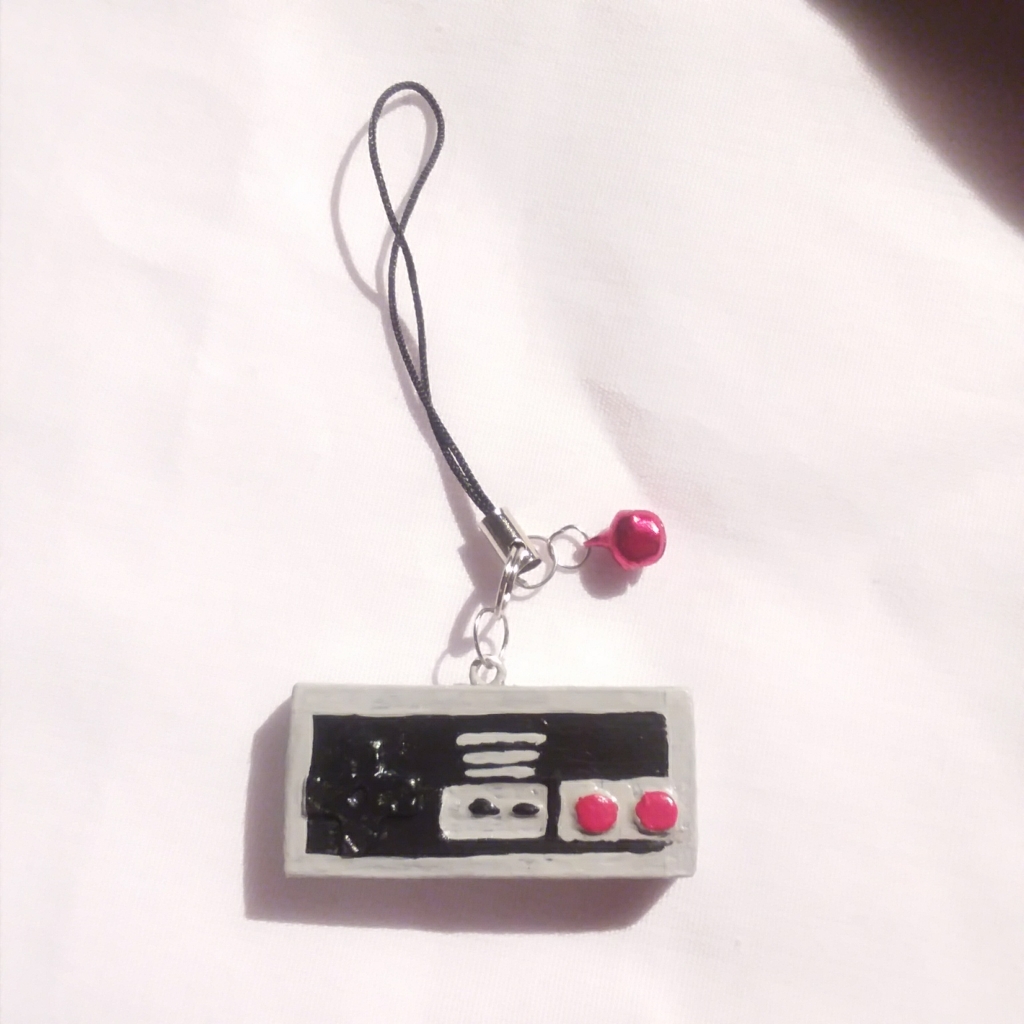 Handmade Controller Console Keychain Charm
